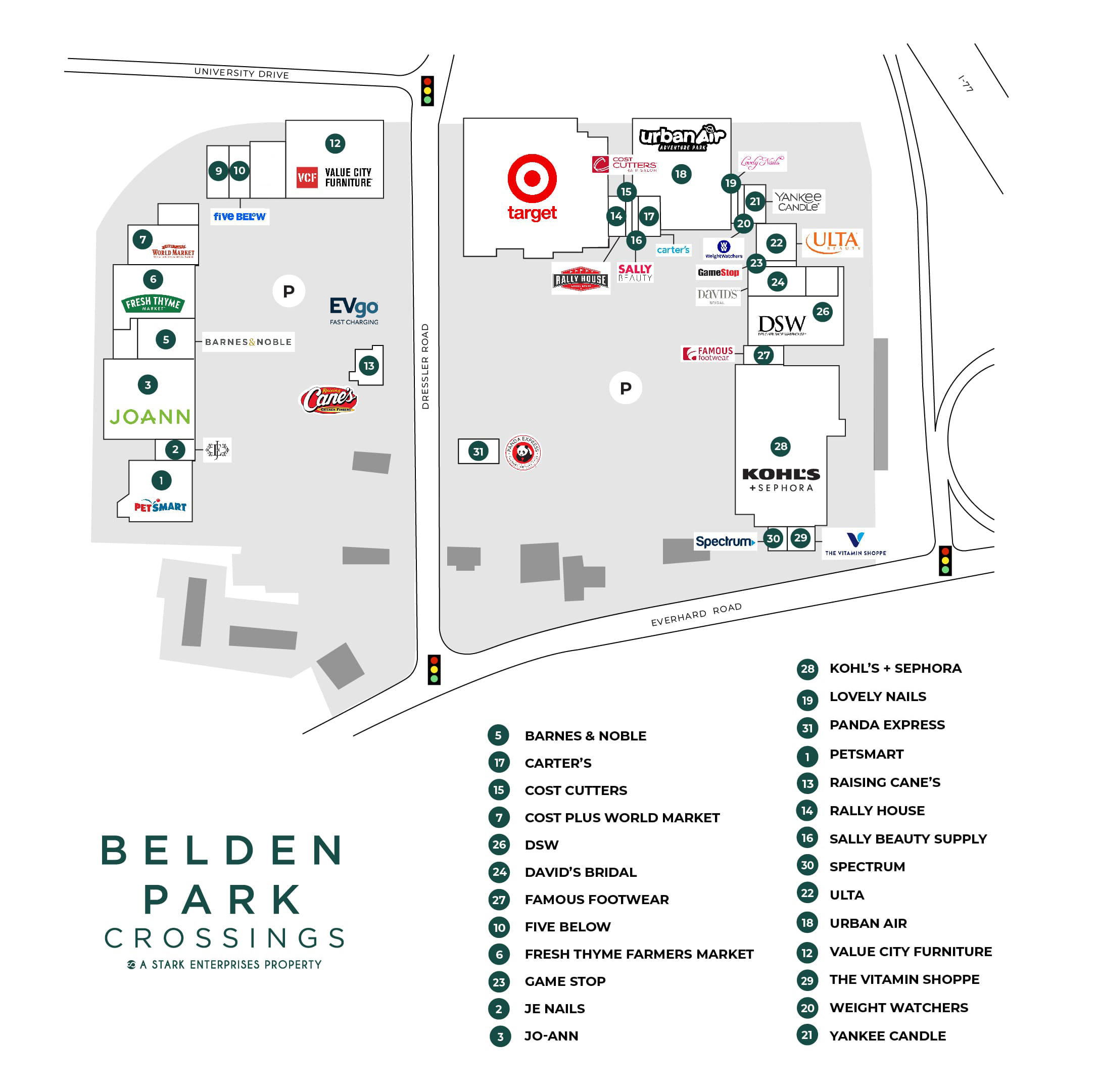 Belden Park Crossings Directory